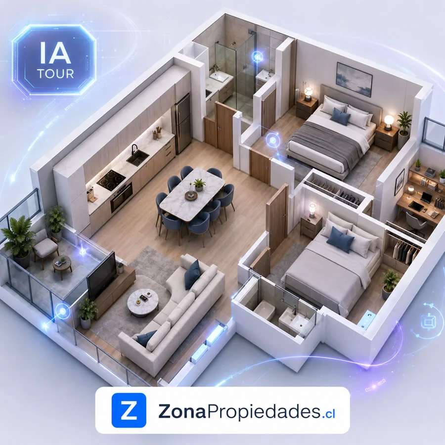 Imagen referencial de Tour Virtual IA para propiedades