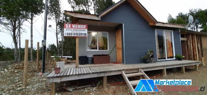 SE VENDE CABAÑA AMOBLADA PARCERLA