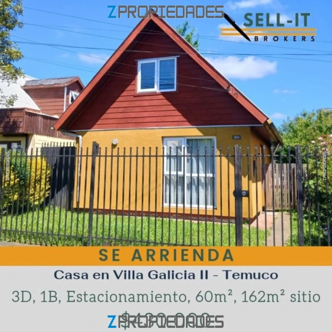 SELL - IT BROKERS ARRIENDA CASA EN VILLA GALICIA