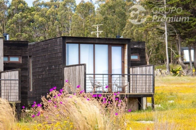 Parcela con 4 Cabañas a Minutos de Punta de Lobos