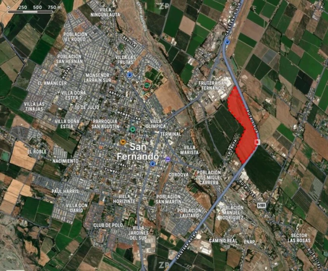 Se vende terreno industrial 292.000 m²