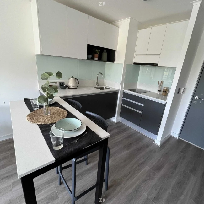 Departamento está semi amoblado Con 38m2