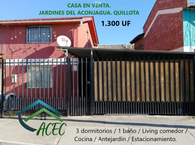 Se vende casa ubicada en Jardines del Aconcagua