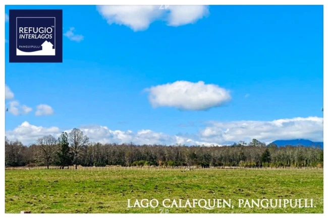 Terreno en Panguipulli con Crédito directo Escritura definitiva pagando pie