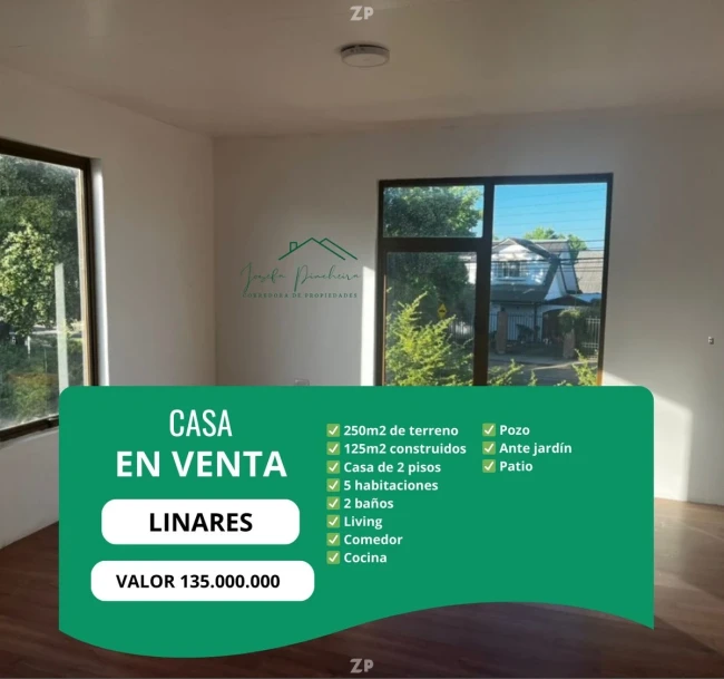 En venta casa de 125m2 en 250m2 de terreno