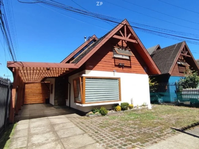 Se vende hermosa casa en Lomas de Mirasur, sector poniente de Temuco.