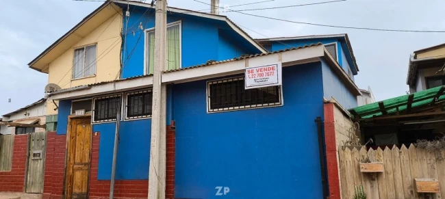 En venta casa en Los Vilos. 78 mts2 todo construido