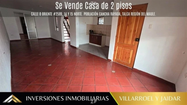 Se Vende Casa de 2 pisos en calle 8 Oriente