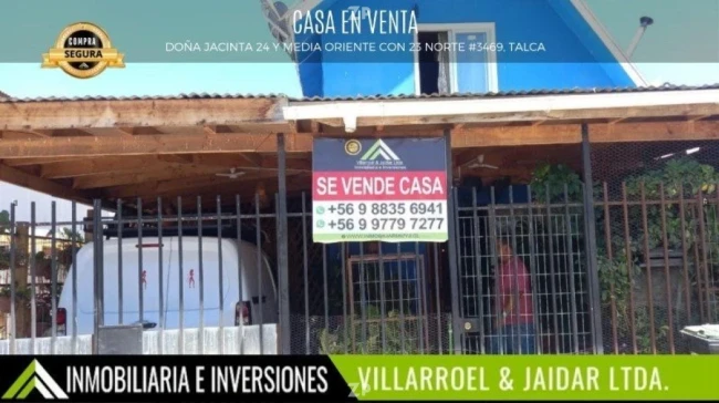Se Vende Casa de 2 pisos en Doña Jacinta