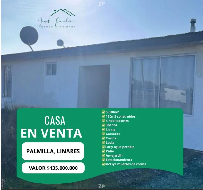 Casa en venta, camino a Palmilla