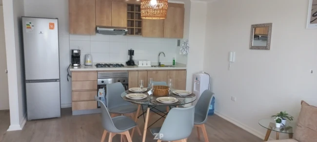 Arriendo depto amoblado 2D-2B | Piso 6 vista despejada | Estacionamiento | Peñue