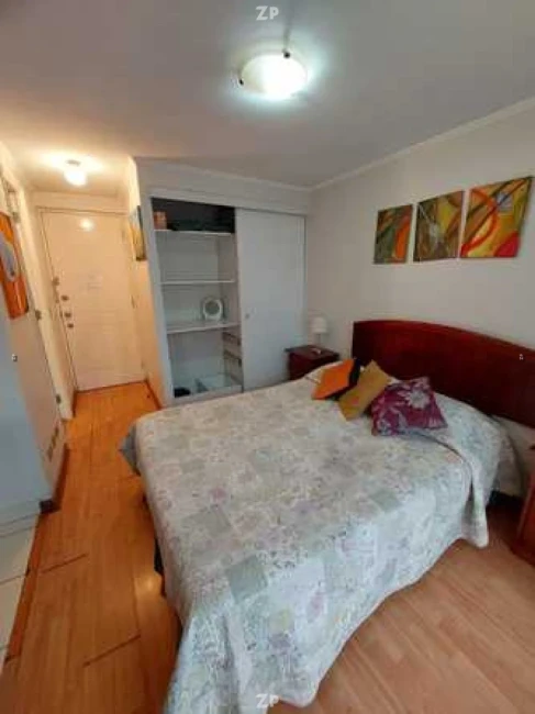 Arriendo diario Studio con balcón santiago Hospital UC