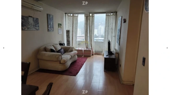 Venta de departamento, el edificio cuenta con conserjería 24 hrs