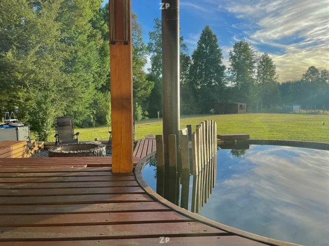 Exclusiva Parcela con Casa, Cabaña  y Tinaja cerca de Villarrica