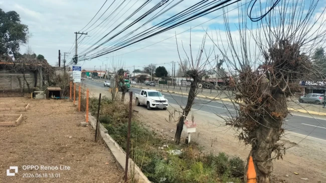 Vendo terreno 2600 con 2 casas orilla carretera sector Gultro