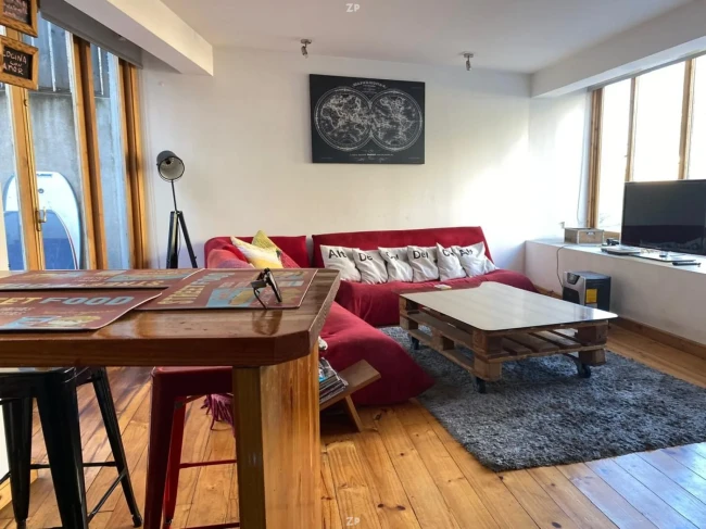 Loft en venta en Cerro Bellavista, Valparaíso | 1 Dormitorio y Terraza
