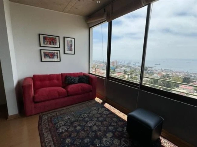 Departamento Amoblado en Venta en Cerro Cárcel, Valparaíso | Vista a la Bahía