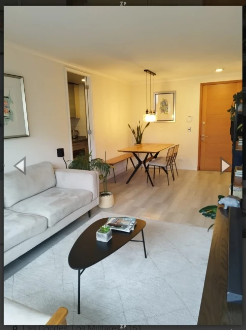 Arriendo departamento 2 D/2B Los Militares 5151