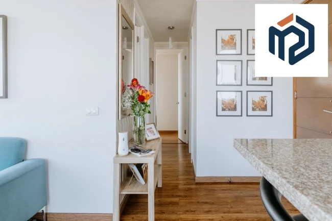 Departamento 3D+2B con terraza y laguna en Macul