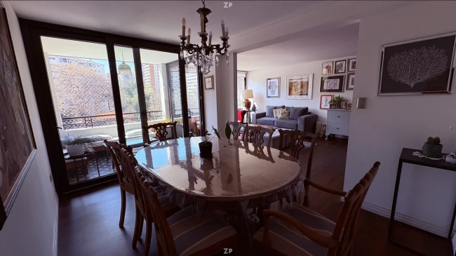Hermoso Departamento, Amplios Espacios y Gran Luminosidad en Las Condes