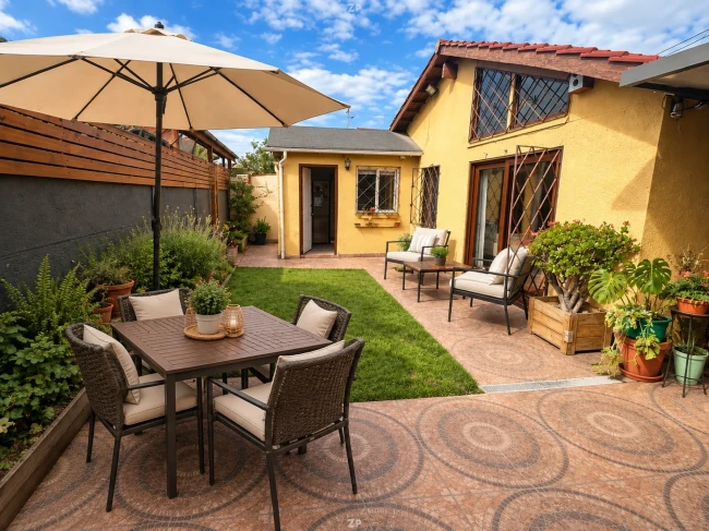 Arriendo casa Puente Alto, jardin, 3 dormitorios, 1 piso