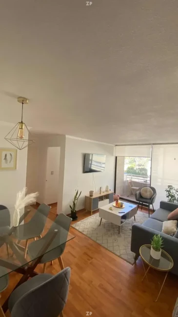 Arriendo año corrido bello depto 2D-2B con estacionamiento