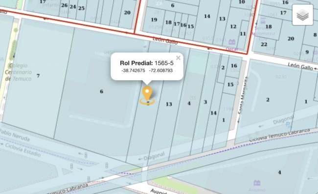 Terreno 2.000 m² | León Gallo – Av. Pablo Neruda | Temuco | 18.000 UF