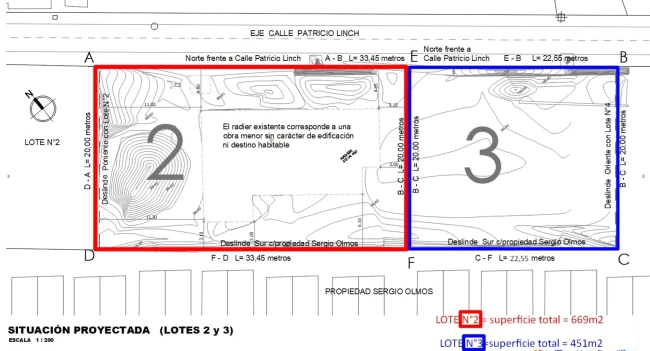 TERRENOS EN VENTA – LIMACHE  LOTES N.º 2 Y 3