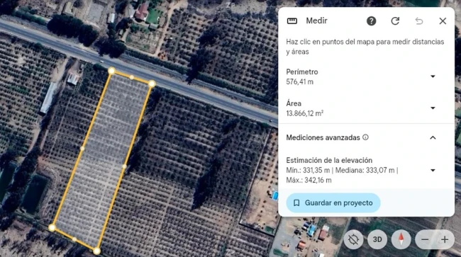 Parcela plana 13.842 m² con derechos de agua, Vallenar