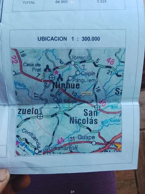 Venta de parcela 5391m², cercado, luz,agua y rol propio