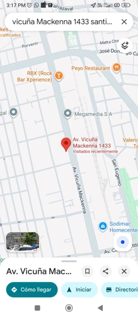 Arriendo depto en Vicuña Mackenna frente al Mega. 1 dormitorio.