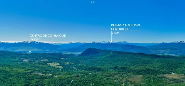 Parcela 5.000 m2 en sector Cerro Negro, Km 14, Coyhaique - rol propio, servidumb