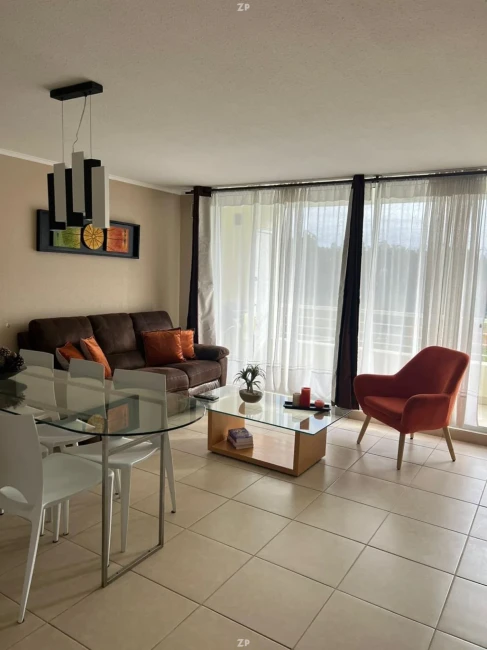 Hermoso departamento amoblado en Condominio Laguna Bahía, Algarrobo