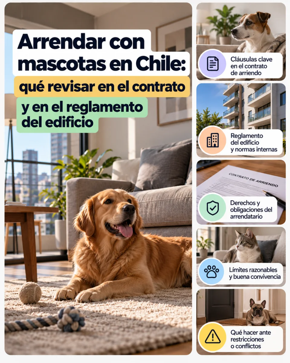 Persona buscando un departamento para arrendar con su mascota