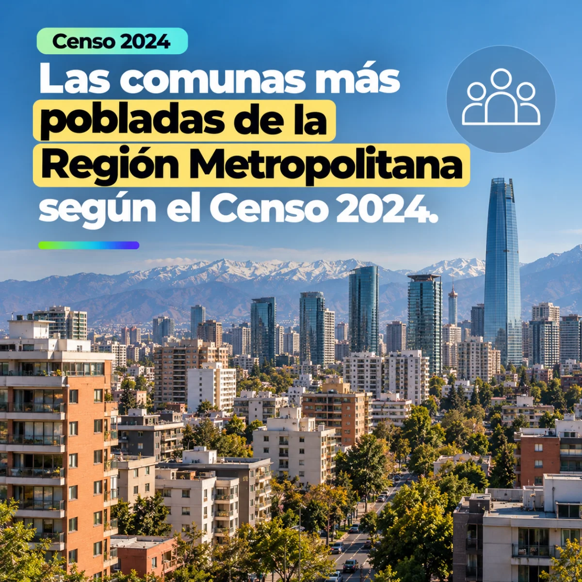 Ranking de comunas más pobladas de la Región Metropolitana