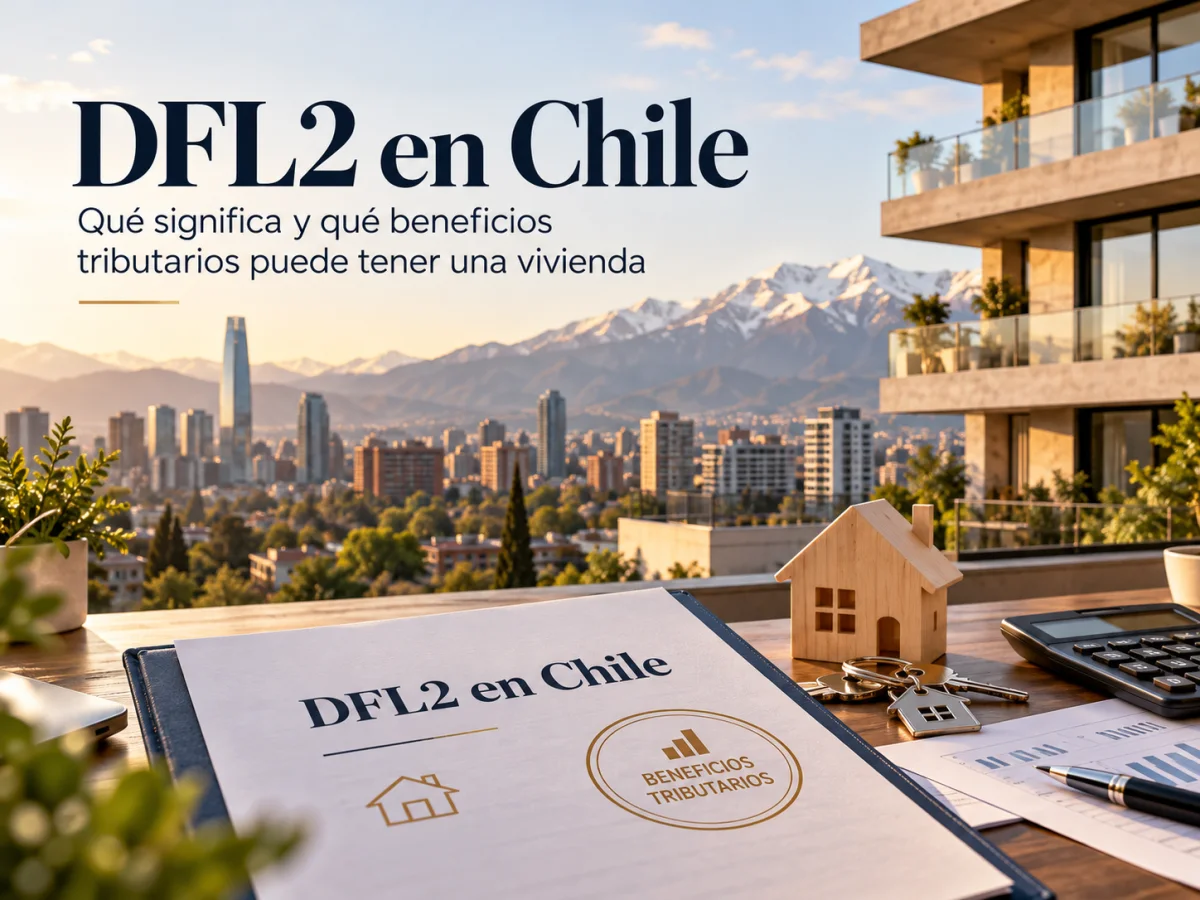 Documento DFL2 asociado a una vivienda económica en Chile