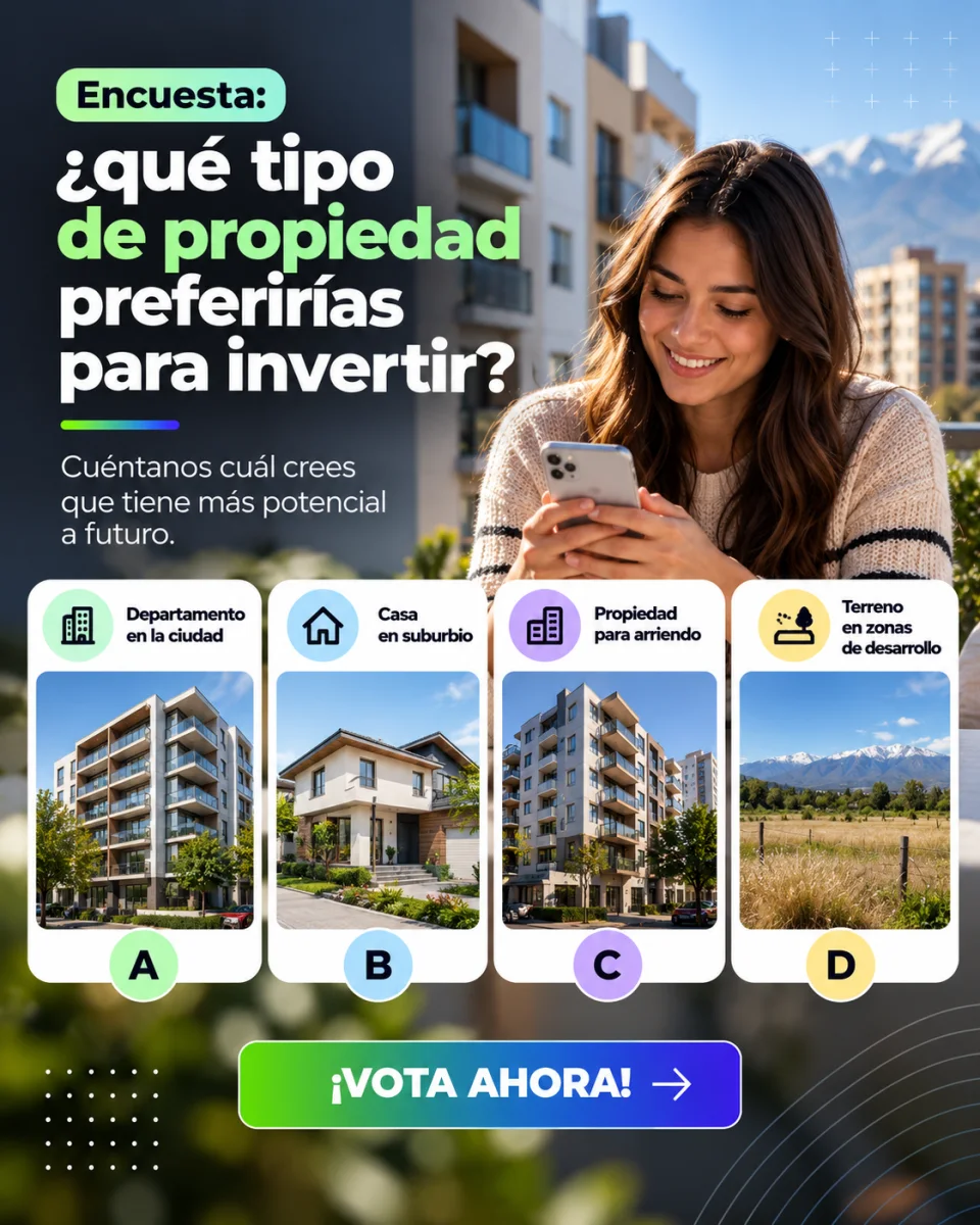 Encuesta de tipo de propiedad preferida para inversión inmobiliaria