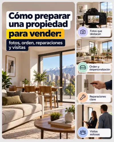 Casa preparada, ordenada e iluminada para una sesión de fotos inmobiliarias