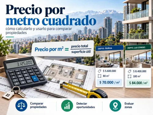 Fórmula de precio por metro cuadrado aplicada a propiedades