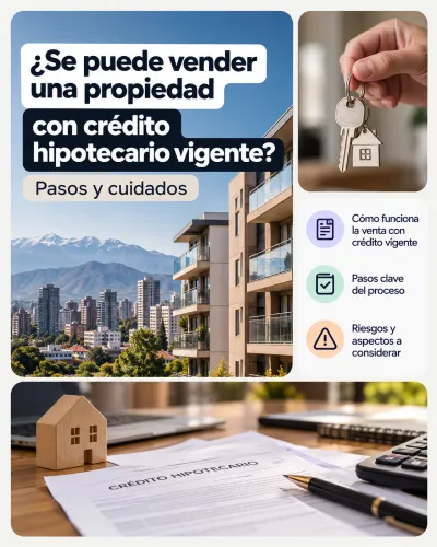 Proceso para vender una propiedad que todavía tiene crédito hipotecario