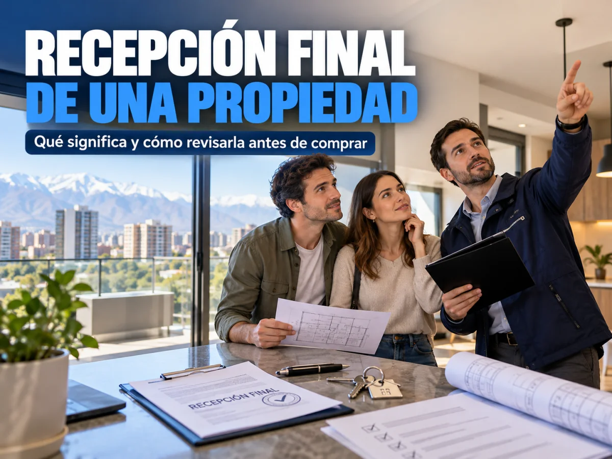 Certificado municipal de recepción final de una vivienda