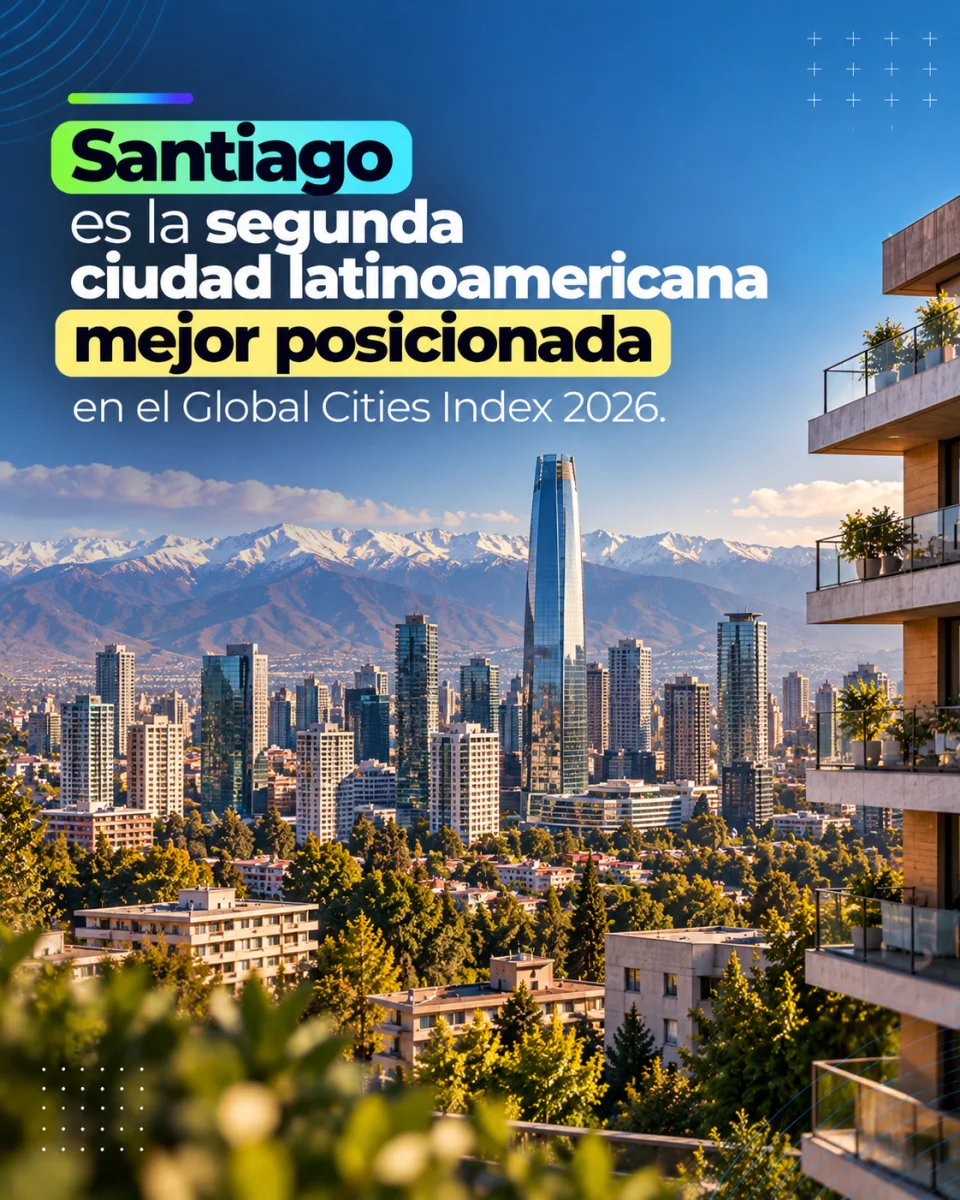 Santiago en el Global Cities Index 2026 de Oxford Economics