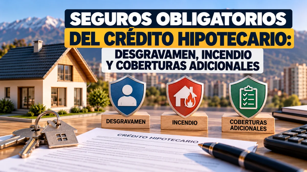 Pólizas de seguro de desgravamen e incendio asociadas a un crédito hipotecario