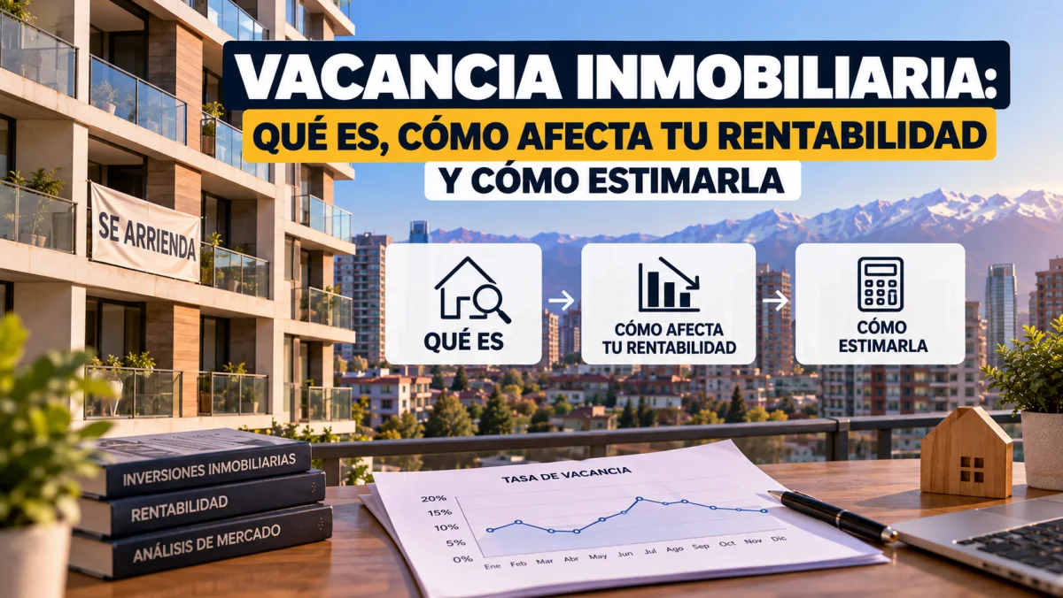 Departamento vacío representando vacancia en inversión inmobiliaria